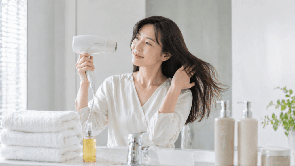ヘアカラー 色持ち コツ 自宅ケア ドライヤー