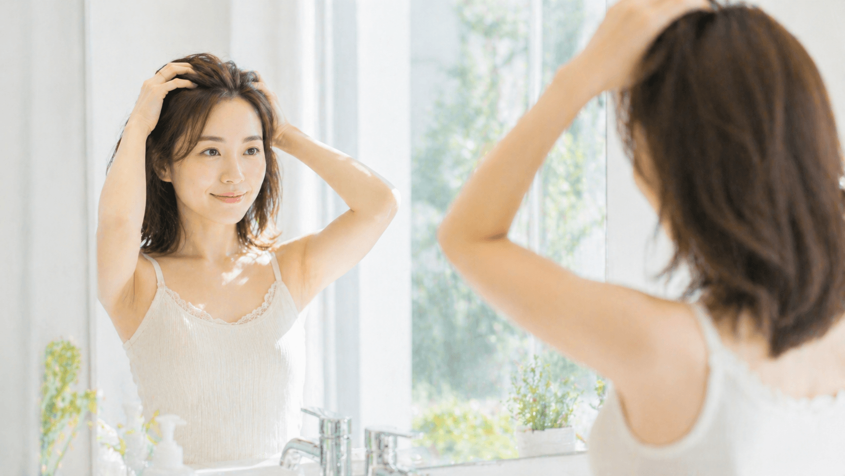 シャンプー 朝 夜 どっち 比較解説のアイキャッチ画像