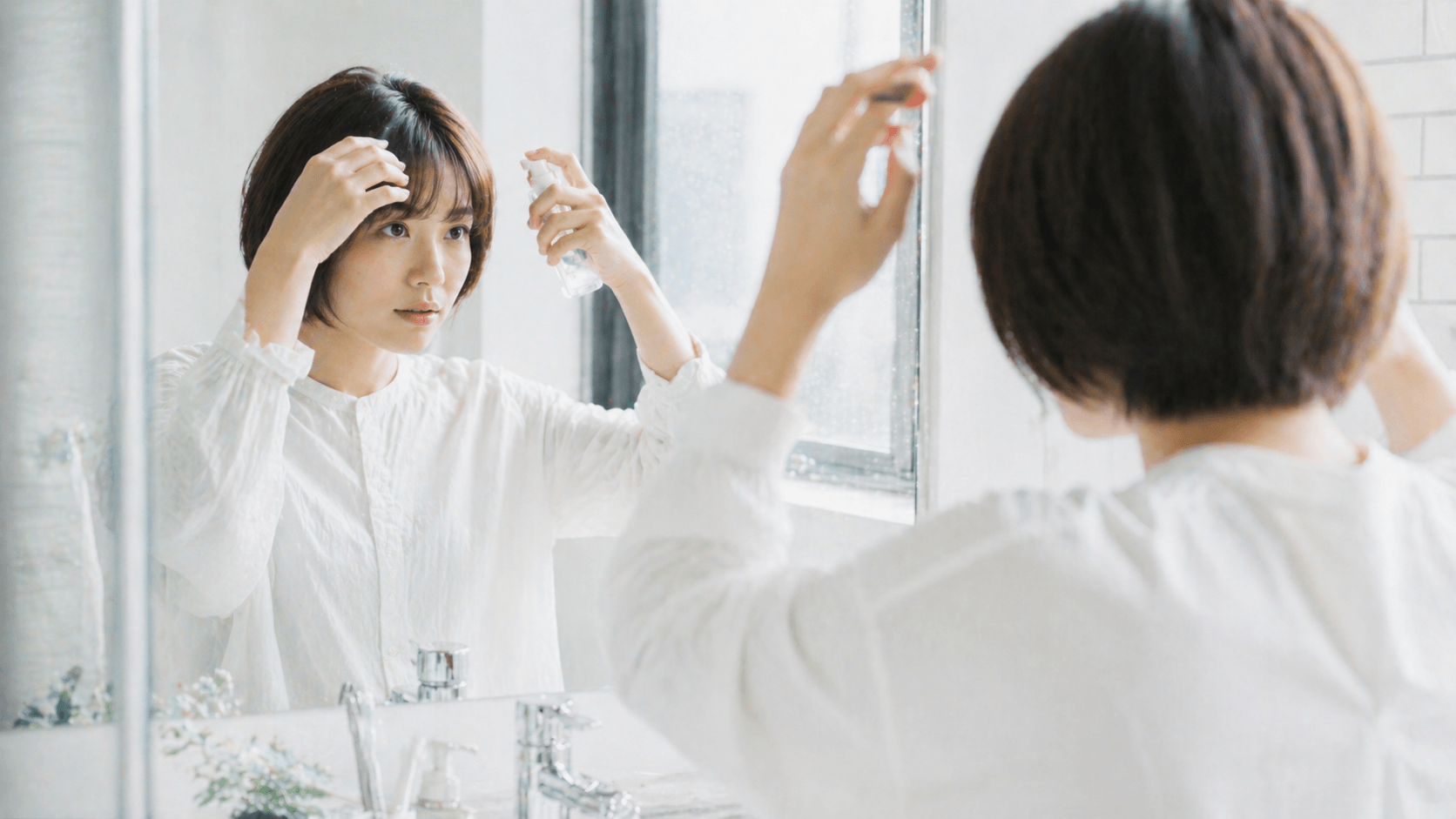 梅雨 前髪 うねり 対策 アイロンなしの朝のセット