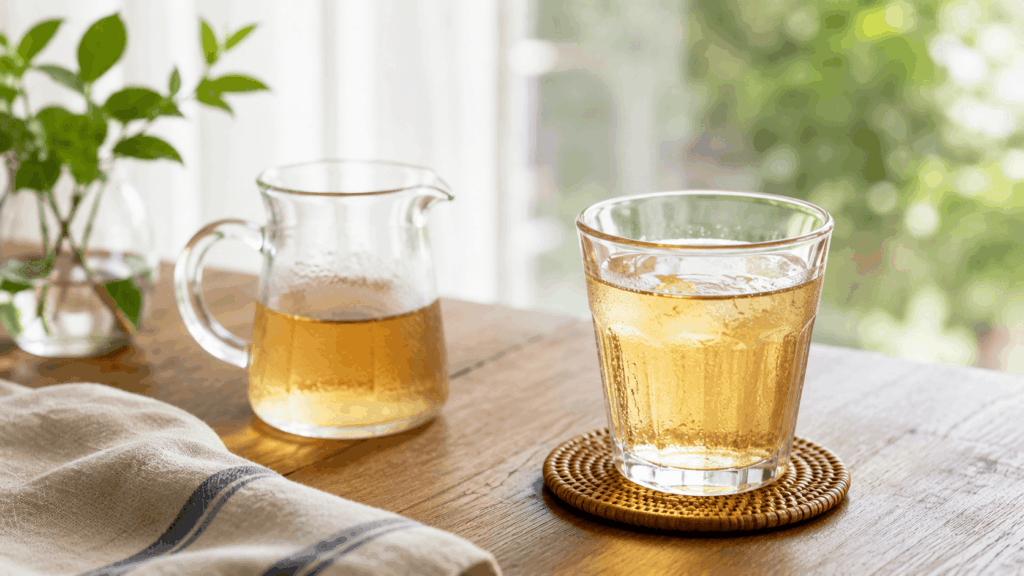 むくみ対策の飲み物 カリウムを含むお茶で水分補給